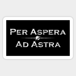 Latin - Per Aspera Ad Astra Sticker